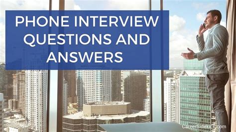Top 15 Phone Interview Questions And Best Answers Examples Phone