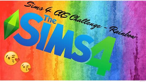 The Sims 4 Sims 4 Cas Challenge Rainbow Youtube