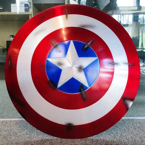 Avengers Endgame Captain America Shield Cosplay Prop Aluminium Etsy