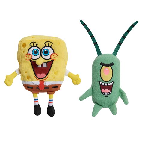 Nickelodeon Spongebob Squarepants 2 Piece Plush Set 7 Inch Spongebob