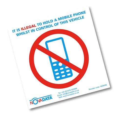 Do Not Use Mobile Phone Sticker