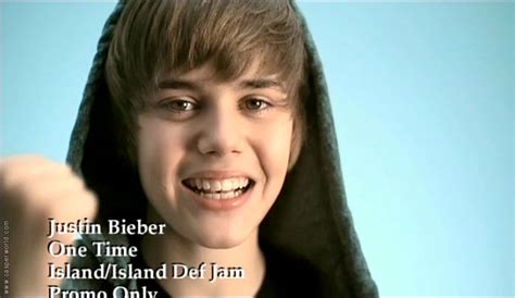 Picture Of Justin Bieber In Music Video One Time Justinbieber