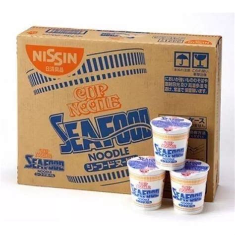 Japanese Nissin Cup Seafood Noodles 74g X 10 Pcs Only Lazada Ph