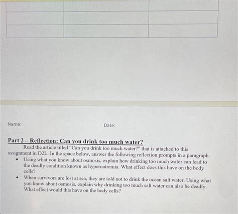 Section 6 Diffusion And Osmosis Instructions In This