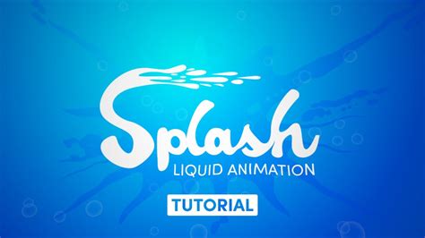 Splash Tutorial How To Create Liquid Trails In After Effects YouTube