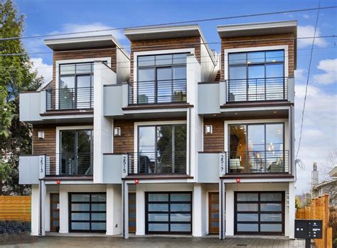Three Modern Townhomes In The Heart Of Ballard Seattle Funding Group