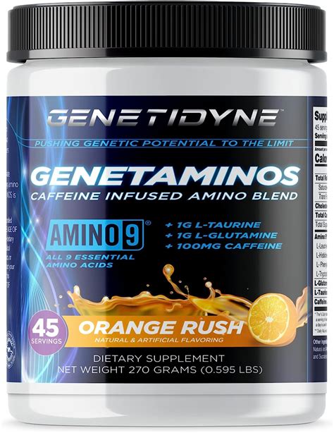 Genetidyne Genetaminos Caffeine Infused Amino Blend