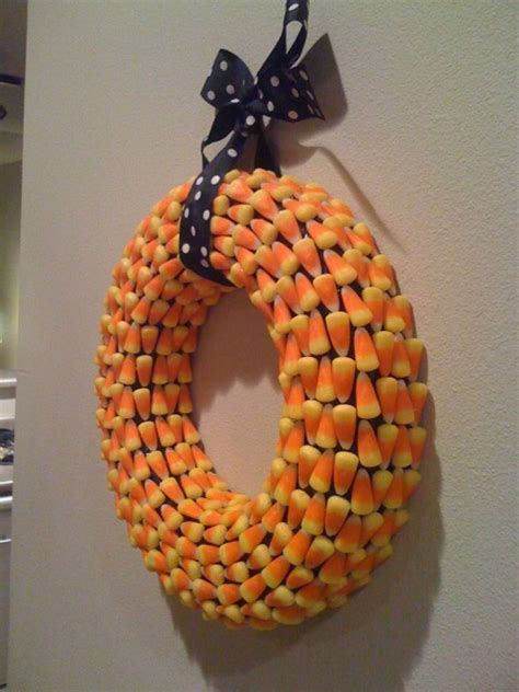 Live To Love To Craft Candy Corn Wreath