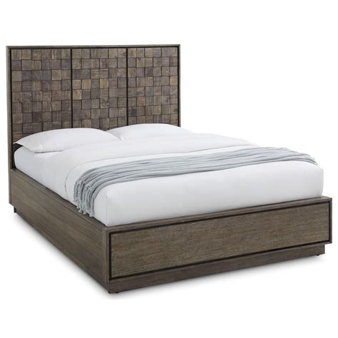 Berkeley 3dp5h6 Contemporary California King Platform Bed With Block