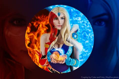 Crystal Maiden And Lina Cosplay~ Dota 2 By Amio Mio On Deviantart