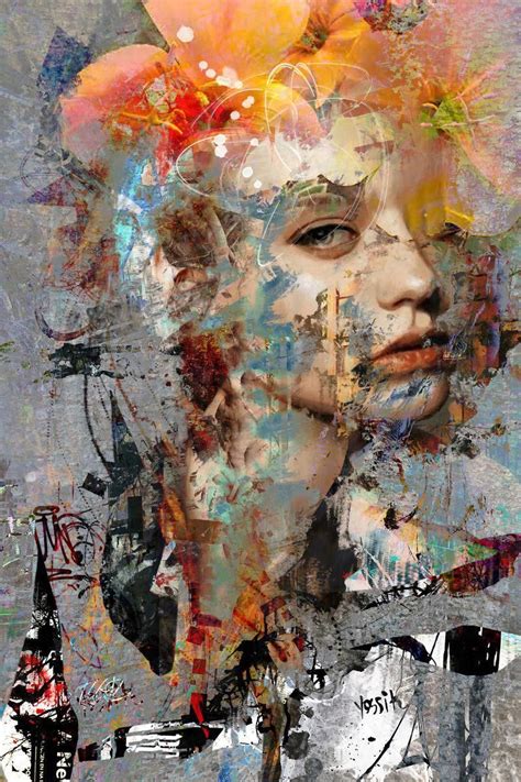 Surrender To Your Form Acrylic Painting By Yossi Kotler