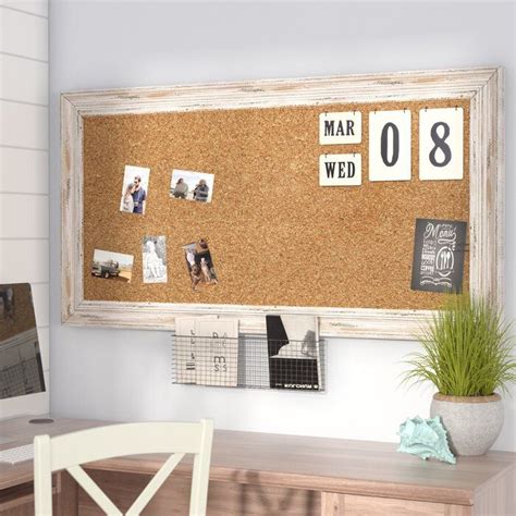 Marion Wall Mounted Corkboardbulletin Board Cork Board Ideas For