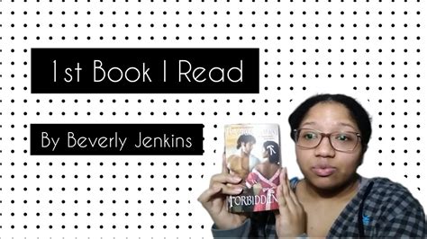 Romance Review Forbidden By Beverly Jenkins Youtube