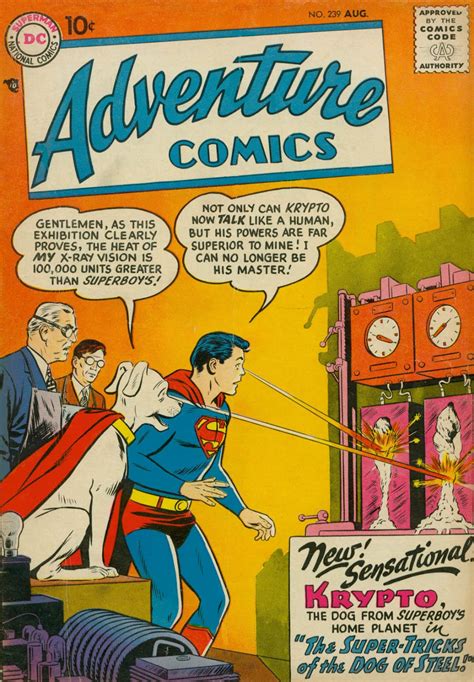 Days Of Adventure Adventure Comics 239 August 1957