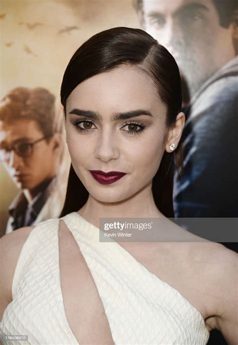 Actress Lily Collins Attends The Premiere Of Screen Gems And Constantin News Photo Getty Images