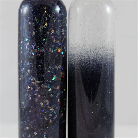8oz Calming Glitter Bottle Starry Night Etsy