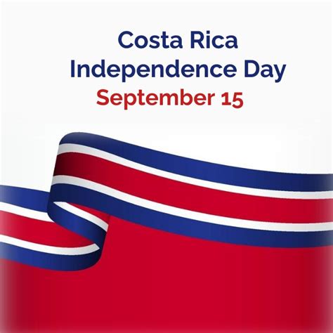 Costa Rica Independence Day Template Postermywall