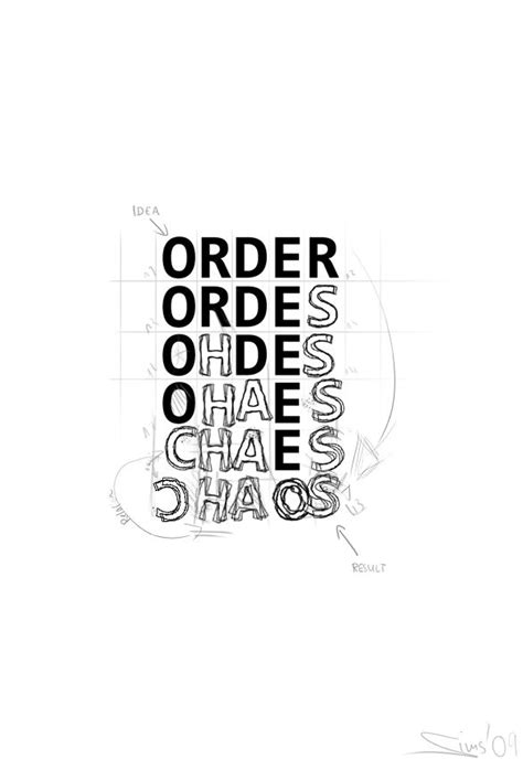 Order Out Of Chaos Photoshop Video Tutorials Typography Design