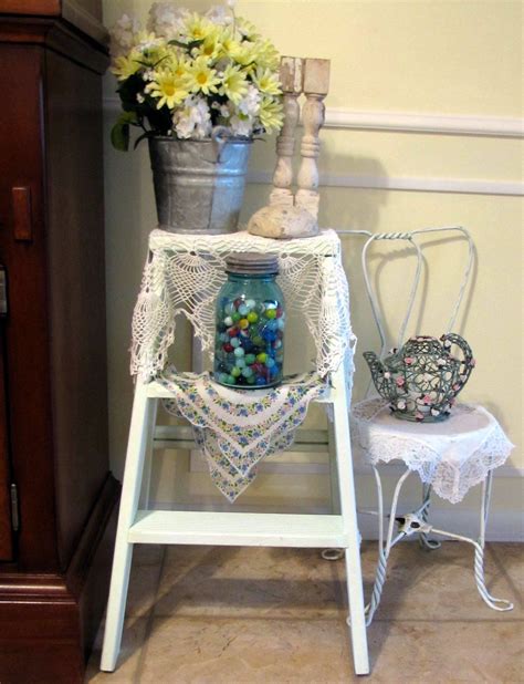 Find where to buy ladders & step stools and get inspired with our curated ideas for ladders & step stools to find the perfect item for every room in. Use a step ladder as front porch decor | Front porch ...