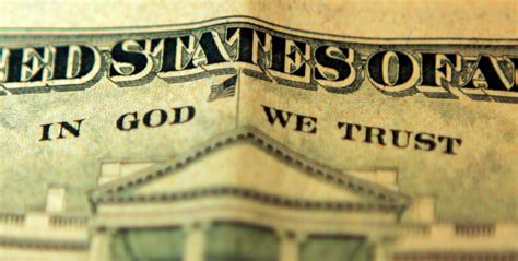 A combination of network, cryptography, computing power and consensus algorithms to create a decentralized, immutable ledger that can be leveraged for smart contracts. The Battle Continues Over "In God We Trust" | American ...