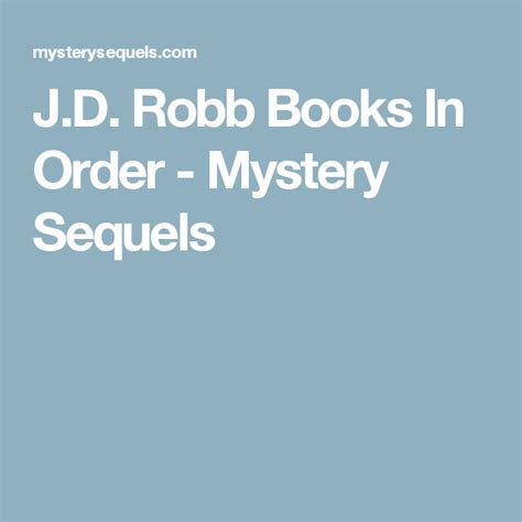 Gae polisner is an author of ya novels. J.D. Robb Books In Order | Book box, Books, Books to read
