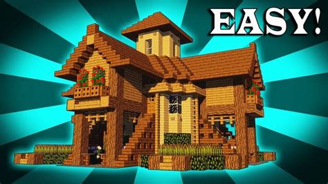 How To Build A Epic Wooden House In Minecraft C919ca