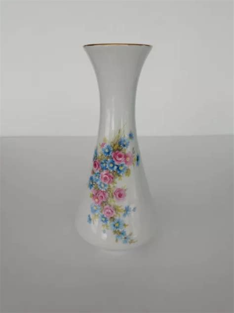VINTAGE ROYAL PORZELLAN Bavaria KPM Floral Design Vase 11 5 X 3 5