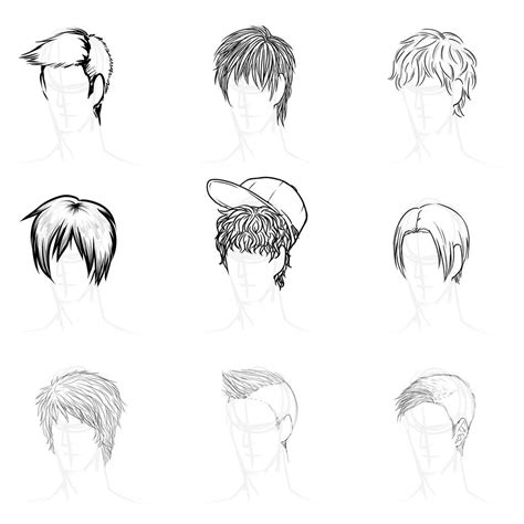 Learn how to draw male anime hairstyles pictures using these outlines or print just for coloring. 23 Of the Best Ideas for Anime Hairstyles Boy - Home ...