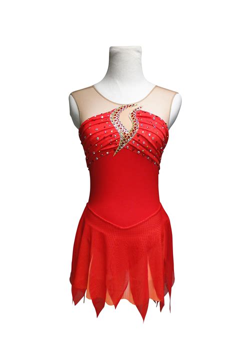 Red Girl On Fire Figure Skating Dress Learn More About Custom