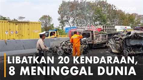 Olah Tkp Kecelakaan Maut Tol Cipularang Youtube