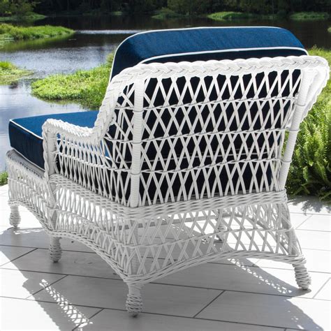 Everglades White Resin Wicker Patio Chaise Lounge By Lakeview Outdoor Designs Ultimate Patio