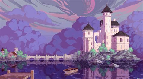 1600x900 Fantasy Castle Pixel Art 1600x900 Resolution Wallpaper Hd