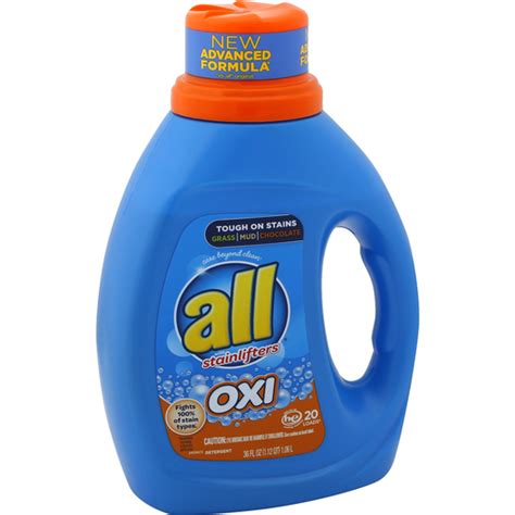 All Detergent With Stainlifters Oxi He Liquid Detergent Dagostino