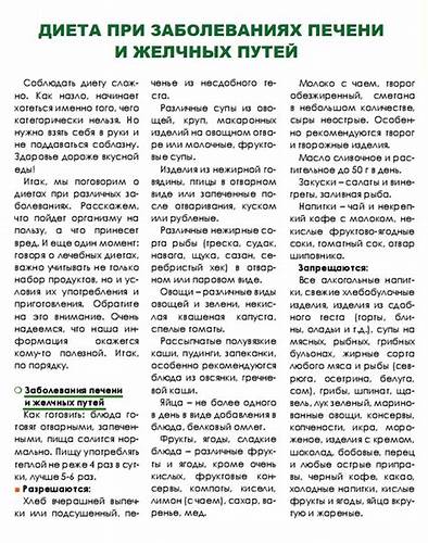 Диета при заболеваниях печени и желчных путей | Женское здоровье Картинка - Диета при заболеваниях печени и желчных путей | Женское здоровье