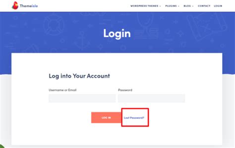 Cannot Log In How To Access Your Account Themeisle Docs