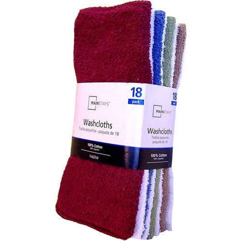 Mainstays Wash Cloth Collection 18 Count