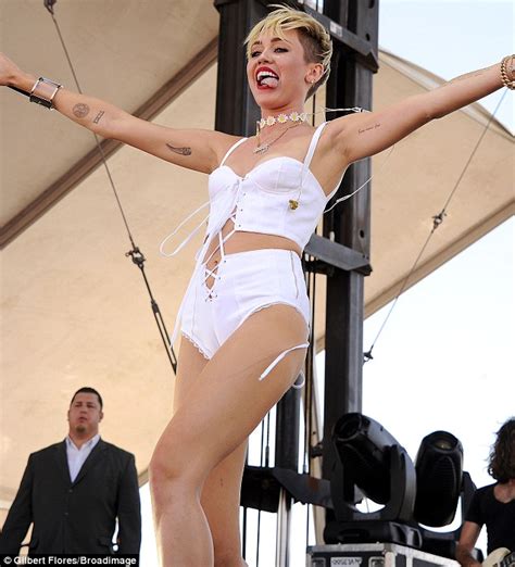 New Miley Cyrus Flaunts Body At Iheart Radio Music Festival Village