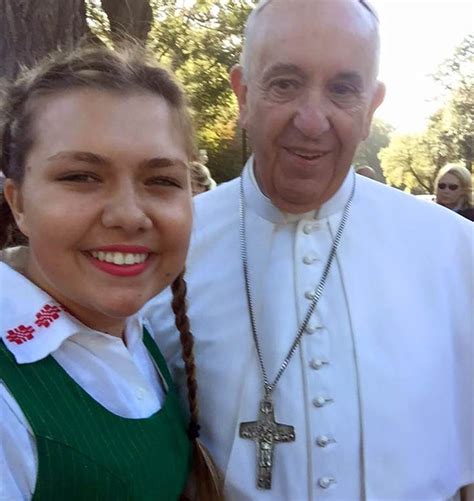 Selfies Of People Celebrating Pope Franciss Journey Across The Us Time