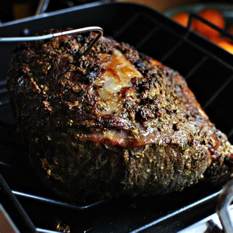 Never cooked a roast before? Dijon-Rosemary Crusted Prime Rib Roast with Pinot Noir Au jus - Simply Scratch