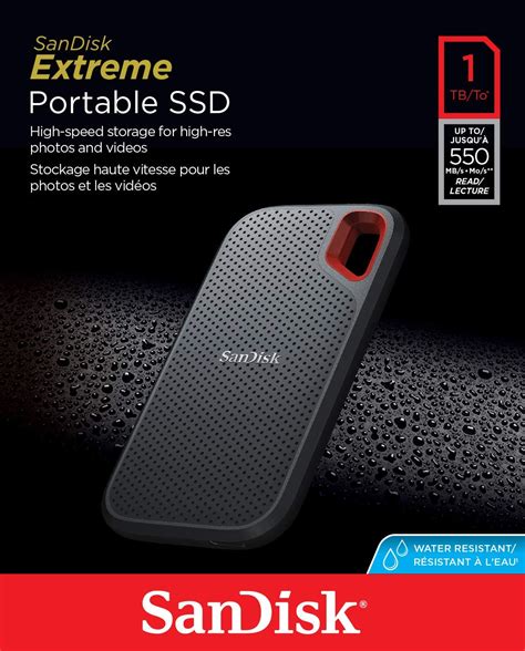 SanDisk 1TB Extreme Portable External SSD Up To 550MB S USB C USB