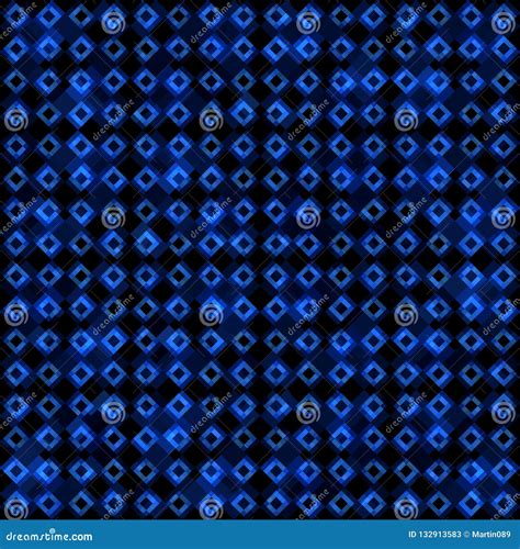 Seamless Dark Blue Diamond Pattern Stock Illustration Illustration Of