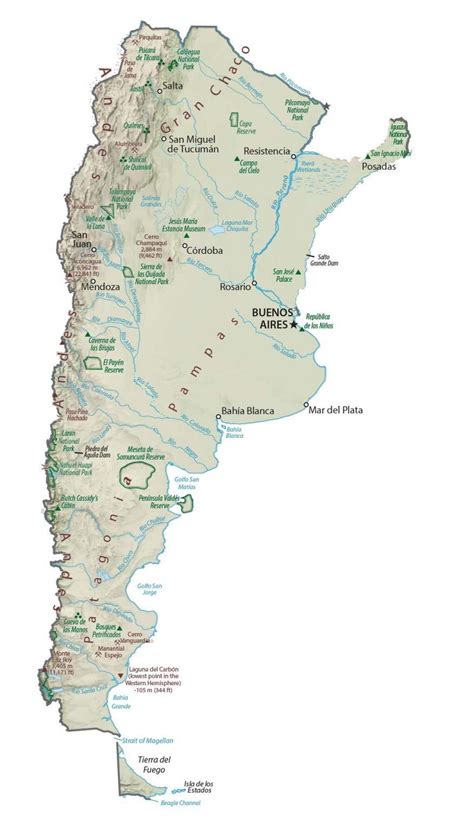 Map Of Argentina Gis Geography