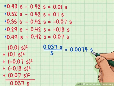 Calculate percent increase or decrease, ratios, fractions, and more. 3 Ways to Calculate Uncertainty - wikiHow