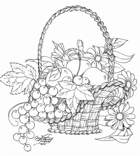 Check spelling or type a new query. Vegetable Basket Coloring in 2020 | Flower drawing ...