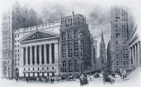 New York Stock Exchange And Wall Street 1909