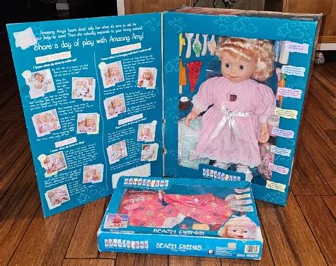 Amazing Amy Playmates Doll Interactive And Beach Picnic Play Pack Vintage New 24999 Picclick
