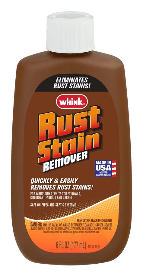 Whink Rust Stain Remover 1261 6 Ounces