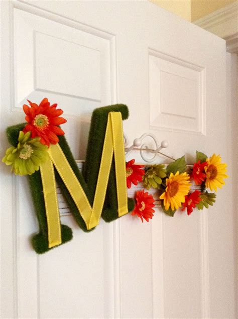 M For Door Decoration For Assisted Living Apartment Door