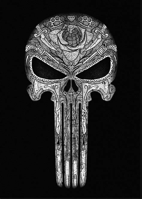 Pin By Kurtay Reklam Ltd On Puzzle Punisher Tattoo Punisher Skull