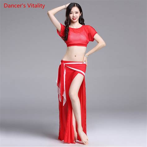 New Sexy Ladys Costume Summer 2 Piece Topskirt Belly Dance Dancer